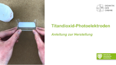 Creation of a titanium dioxide photo elektrode